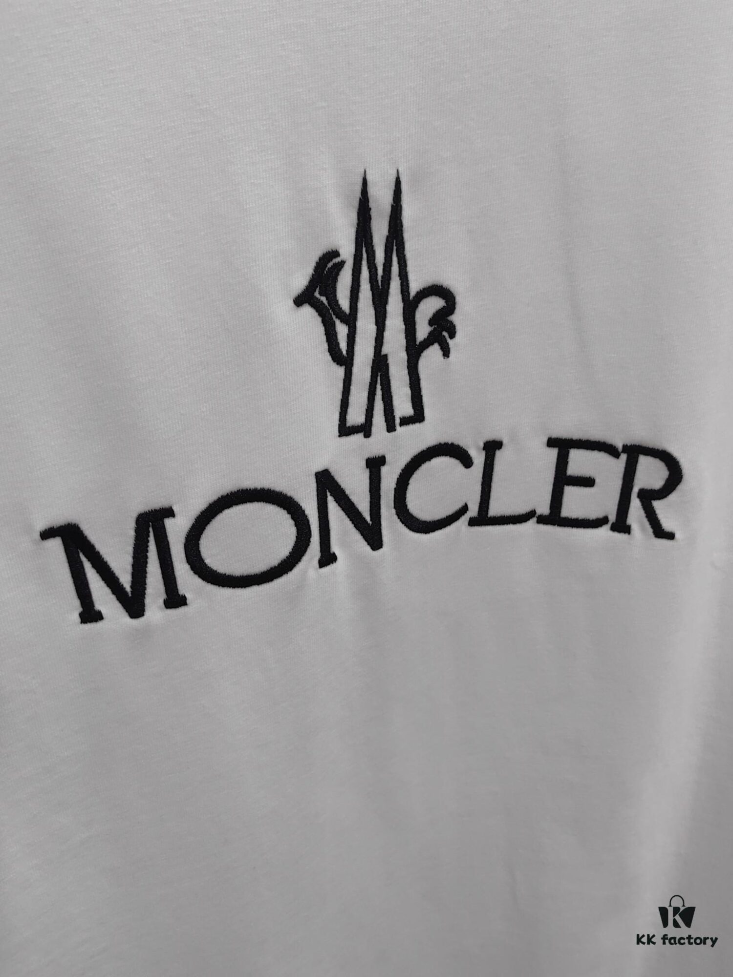 6931a22cccd8ab3d7af9644c Mon*cle MO*CLER Embroidered Premium Version Short Sleeve T-Shirt