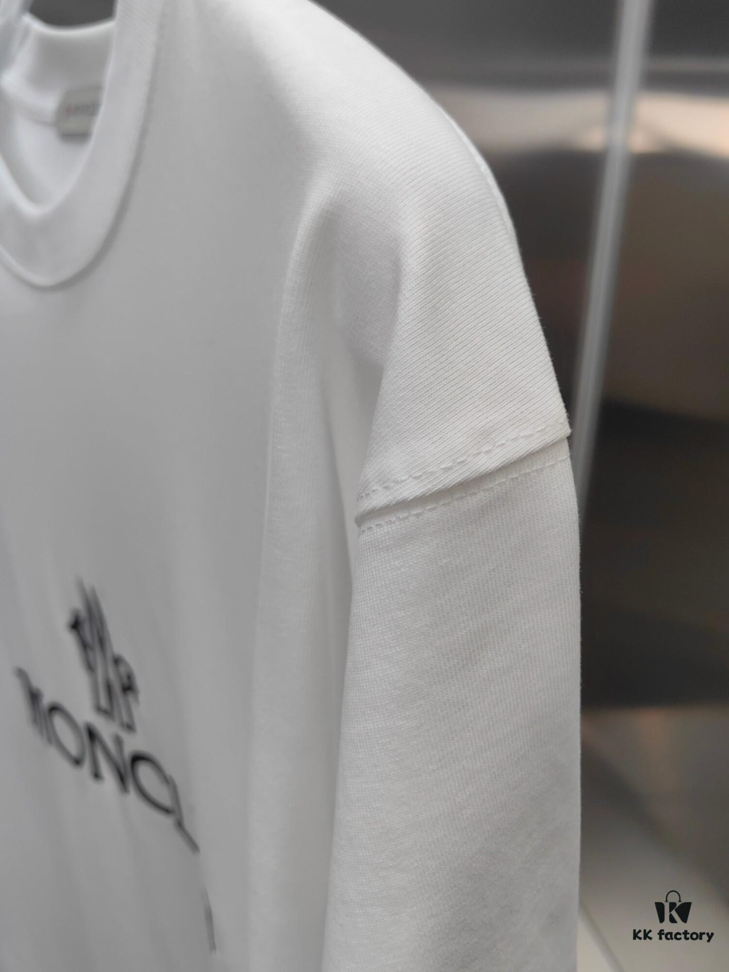 6931a22cccd8ab3d7af9644d Mon*cle MO*CLER Embroidered Premium Version Short Sleeve T-Shirt