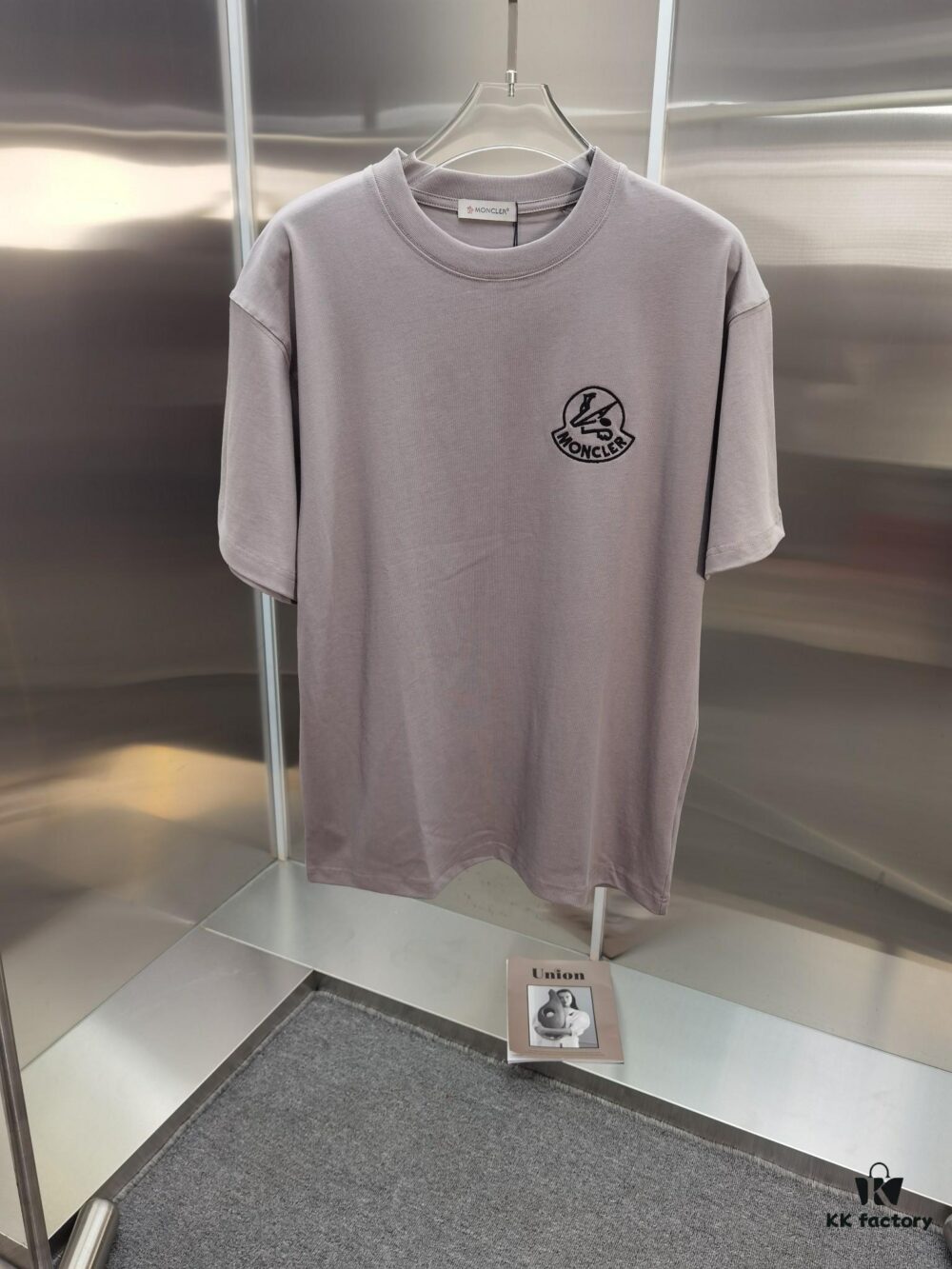 6931a22dccd8ab3d7af96453 Mon*cle MO*CLER Short Sleeve T-Shirt (Embroidered Premium Version, Distinct from Standard Stock)