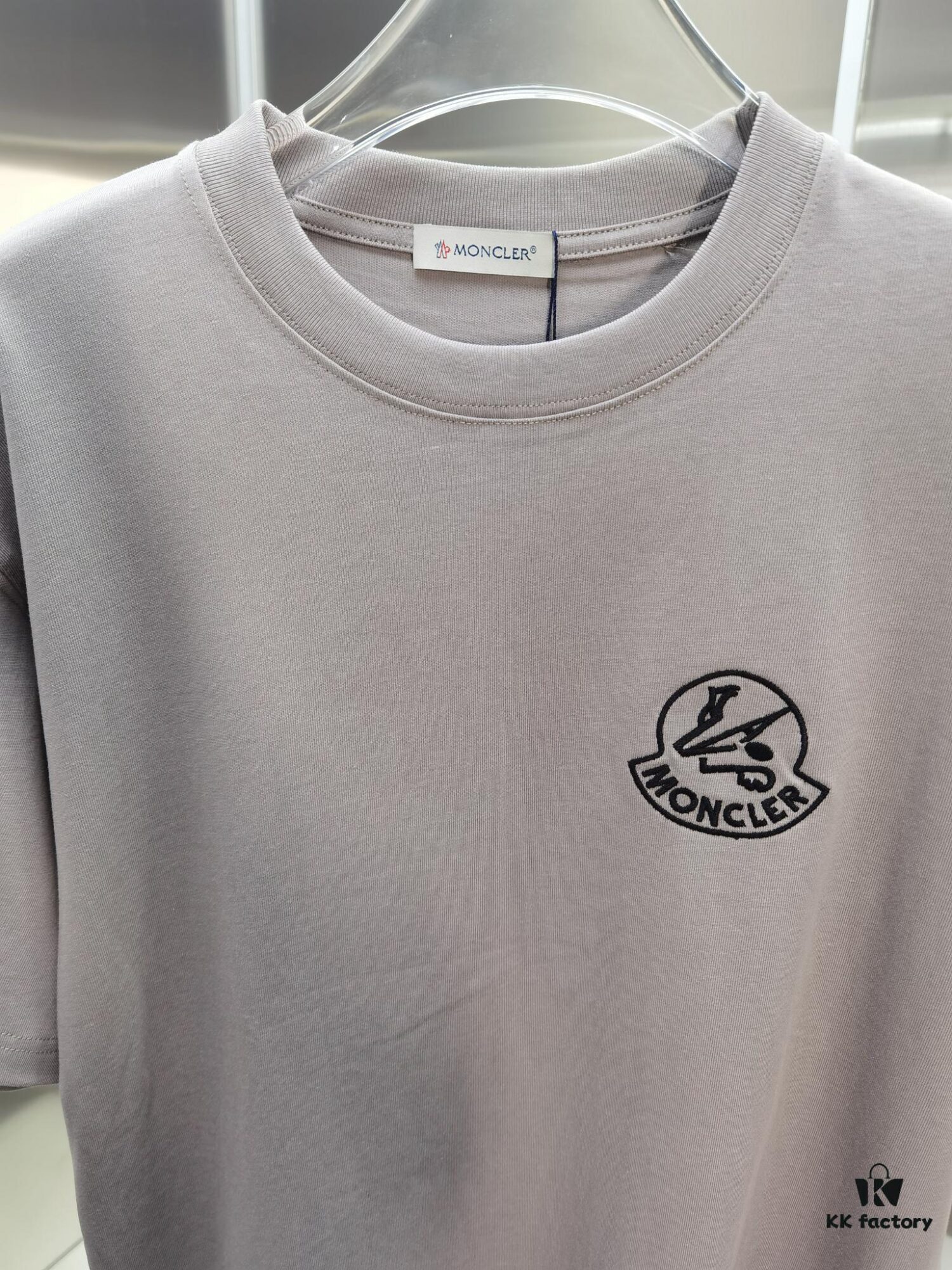 6931a22dccd8ab3d7af96455 Mon*cle MO*CLER Short Sleeve T-Shirt (Embroidered Premium Version, Distinct from Standard Stock)
