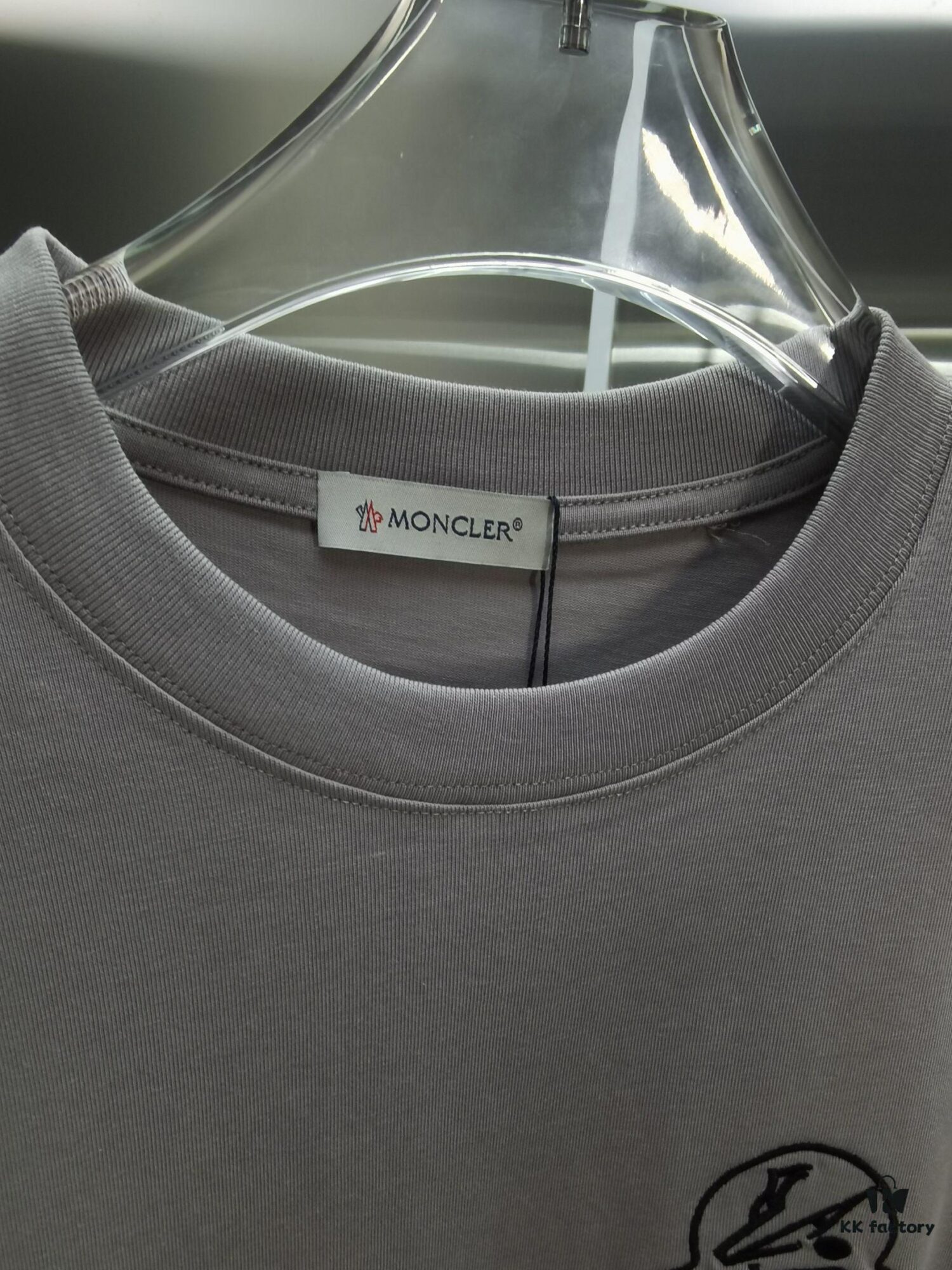 6931a22dccd8ab3d7af96456 Mon*cle MO*CLER Short Sleeve T-Shirt (Embroidered Premium Version, Distinct from Standard Stock)