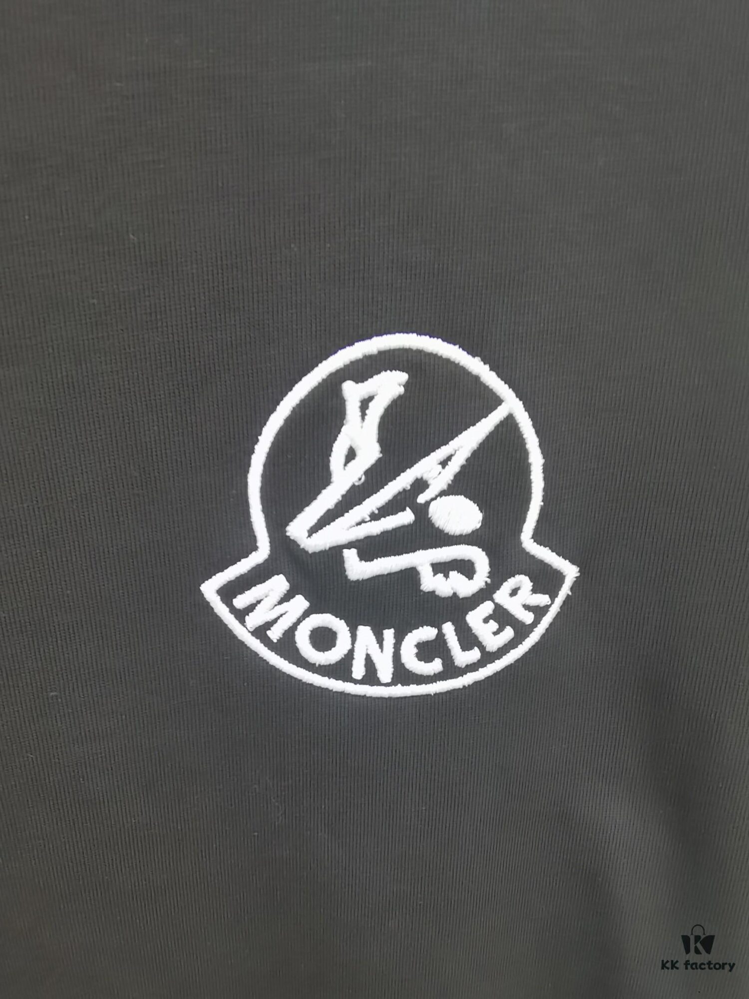 6931a22dccd8ab3d7af9645d Mon*cle MO*CLER Embroidered Premium Version Short Sleeve T-Shirt