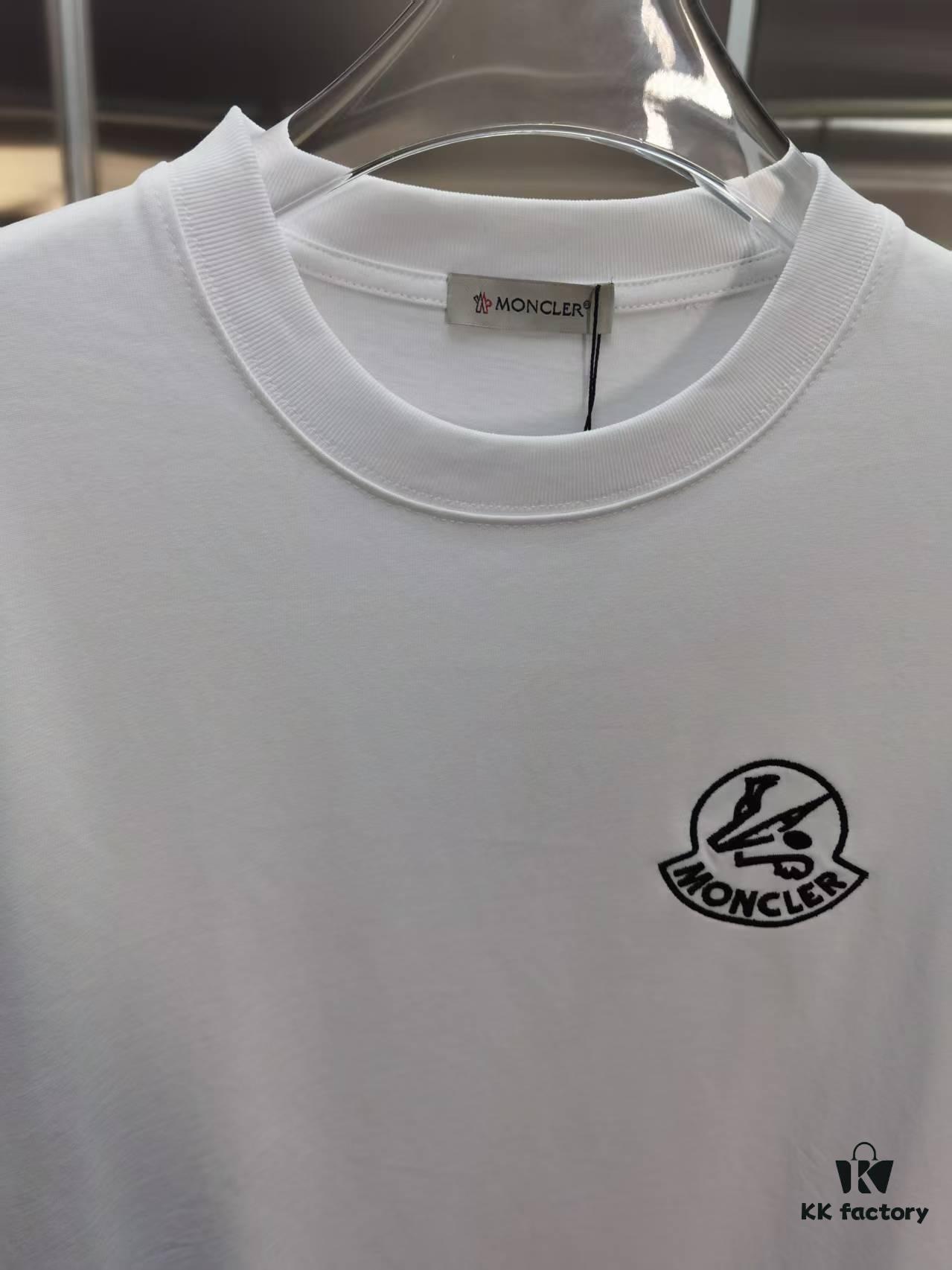 6931a22dccd8ab3d7af96463 Mon*cle MO*CLER (Embroidered Top-tier Version, Distinguished from Standard Stock) Short Sleeve T-Shirt