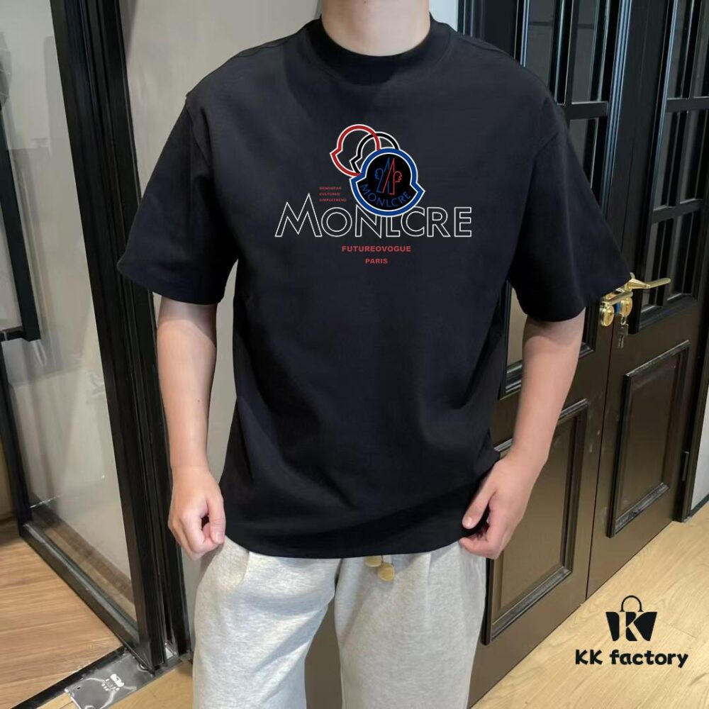 6931a233ccd8ab3d7af96481 MON MUKO 25SS New Arrival Designer Streetwear Short Sleeve T-Shirt with Print, Round Neck, Premium 300g Cotton