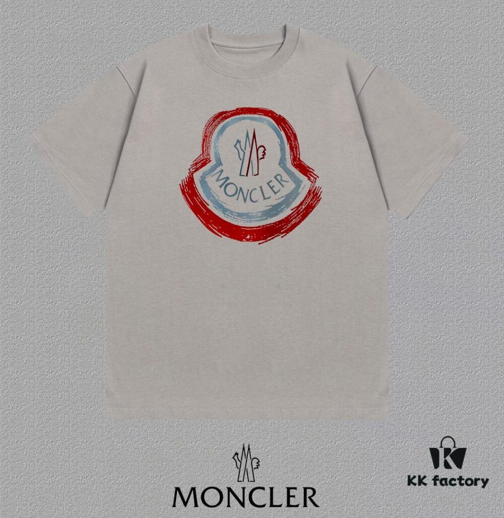 6931a234ccd8ab3d7af96487 MON MONTREAL 25SS New Arrival Designer-Crafted Brand Print Round-Neck Short-Sleeve T-Shirt