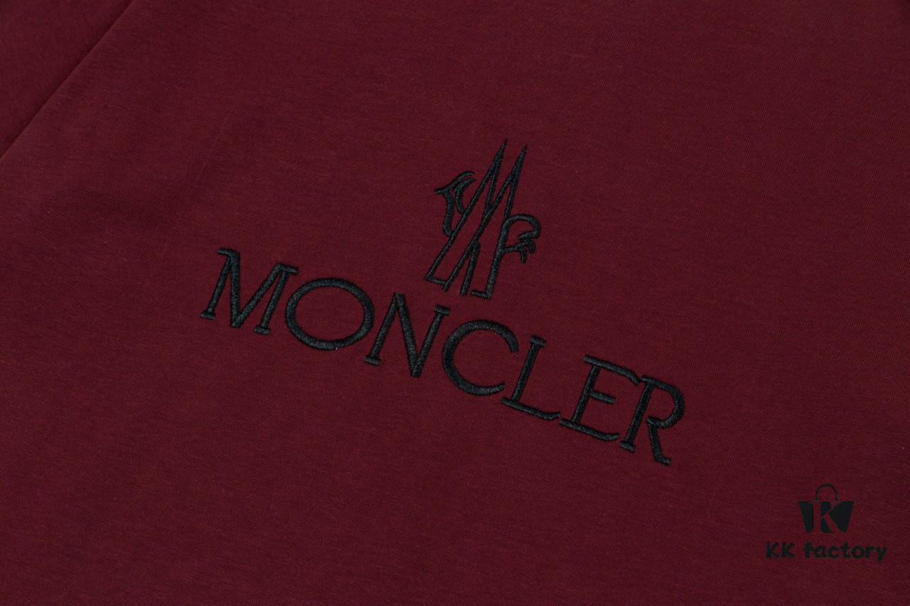 6931a23accd8ab3d7af964ad Moncler Embroidered Short Sleeve T-Shirt (Top Quality Version, Different from Standard Stock)
