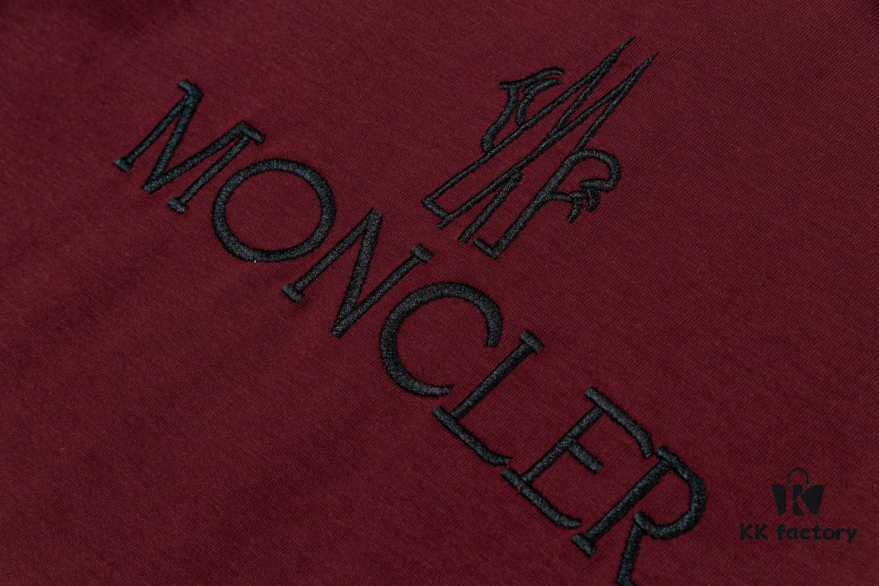 6931a23accd8ab3d7af964af Moncler Embroidered Short Sleeve T-Shirt (Top Quality Version, Different from Standard Stock)