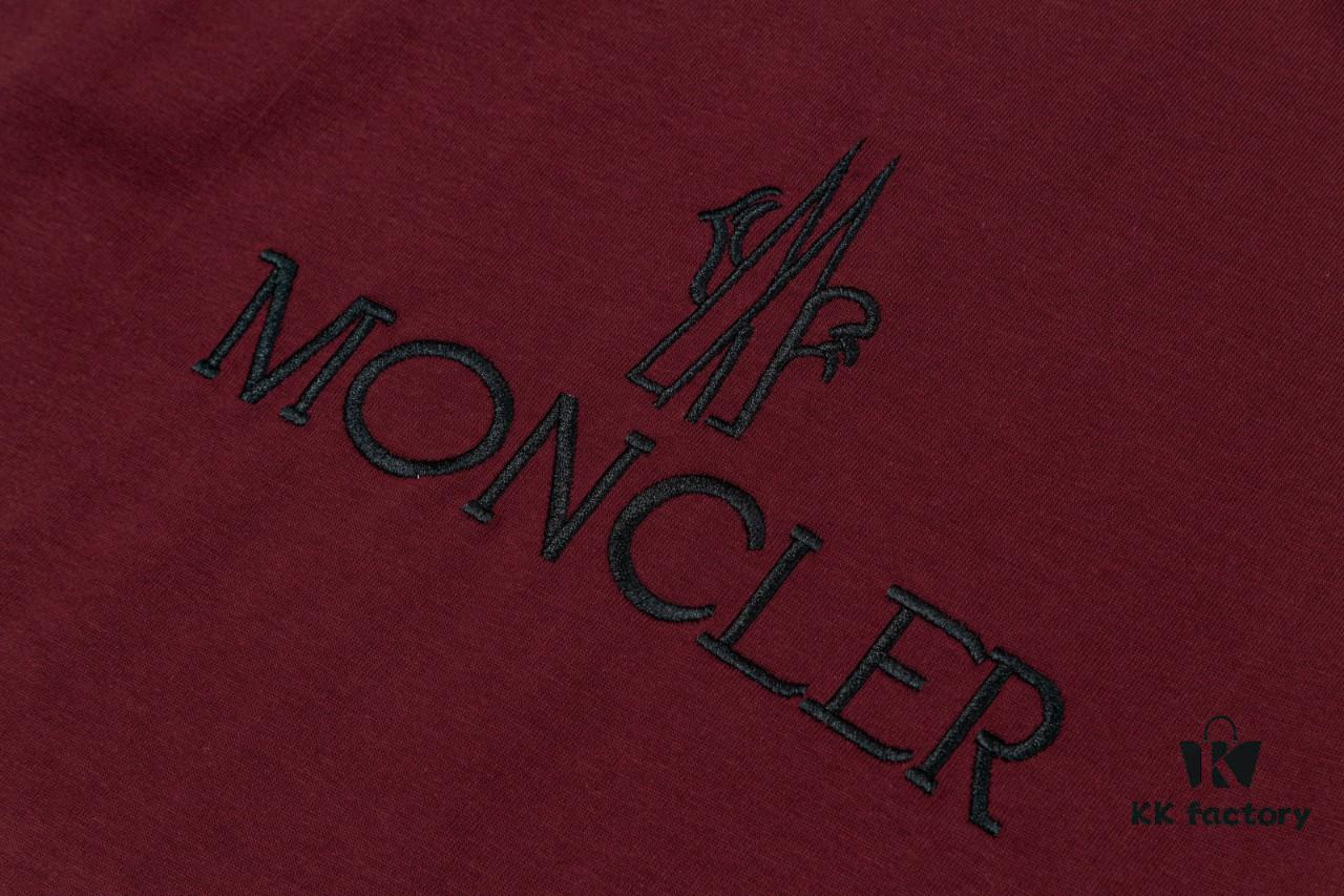 6931a23accd8ab3d7af964b0 Moncler Embroidered Short Sleeve T-Shirt (Top Quality Version, Different from Standard Stock)