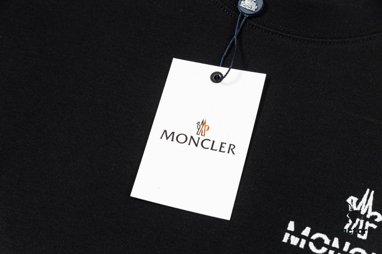 6931a23bccd8ab3d7af964cc Mon*cle MO*CLER Embroidered Premium Version Short Sleeve T-Shirt