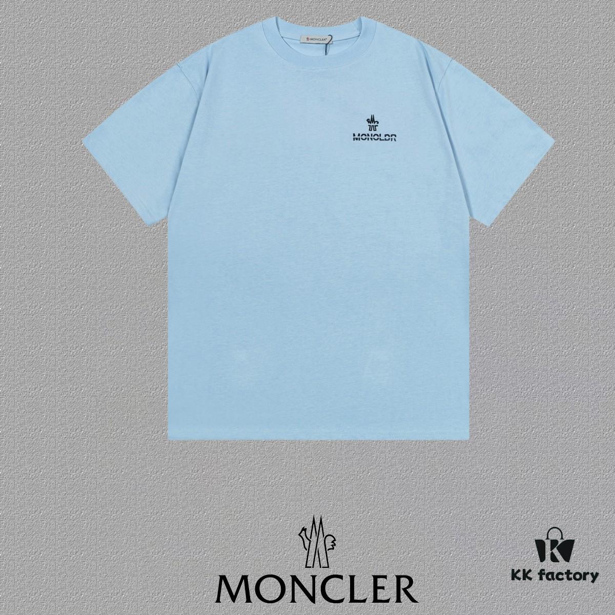 Mon*cle MO*cler Short Sleeve T-Shirt (Embroidered Premium Version, Different from Standard Stock)