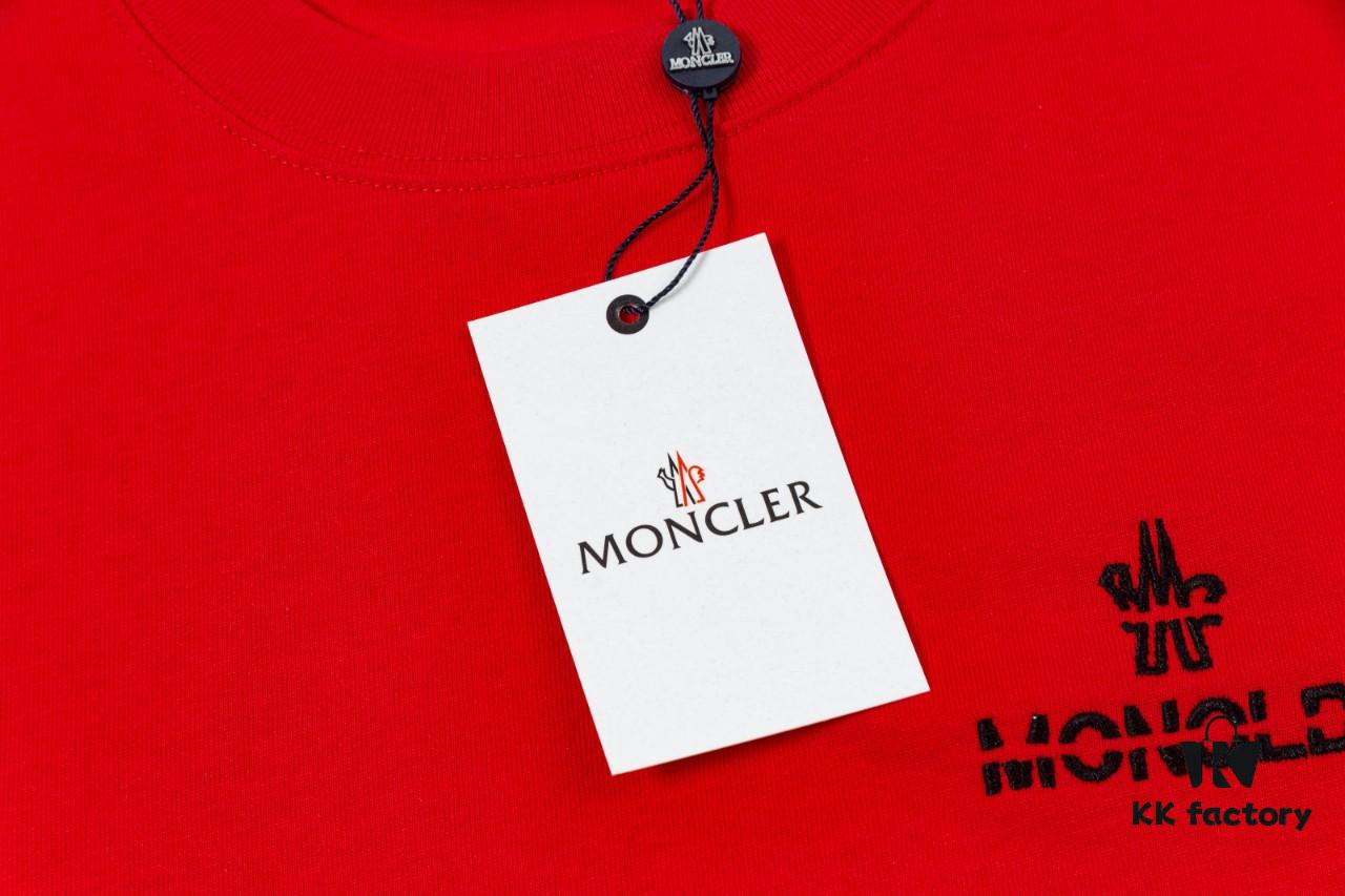 Mon*cle MO*CLER Embroidered Premium Version Short Sleeve T-Shirt