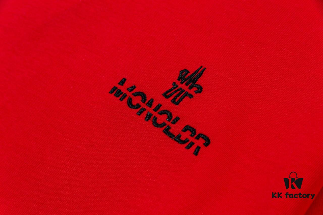 Mon*cle MO*CLER Embroidered Premium Version Short Sleeve T-Shirt