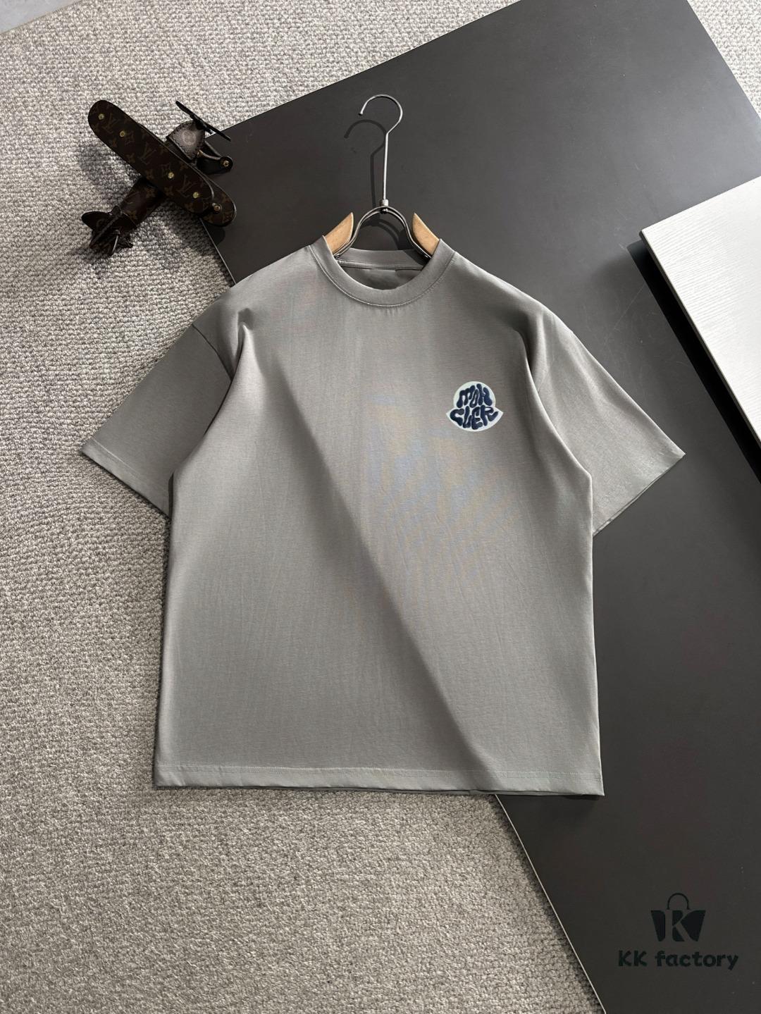 Moncler High-End Custom 2025 Spring/Summer New Casual Washed Set with Elastic Band, Wax-Dyed Textured Breathable Fabric