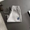Moncler High-End Custom 2025 Spring/Summer New Casual Washed Set with Elastic Band, Wax-Dyed Textured Breathable Fabric