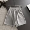 Moncler High-End Custom 2025 Spring/Summer New Casual Washed Set with Elastic Band, Wax-Dyed Textured Breathable Fabric