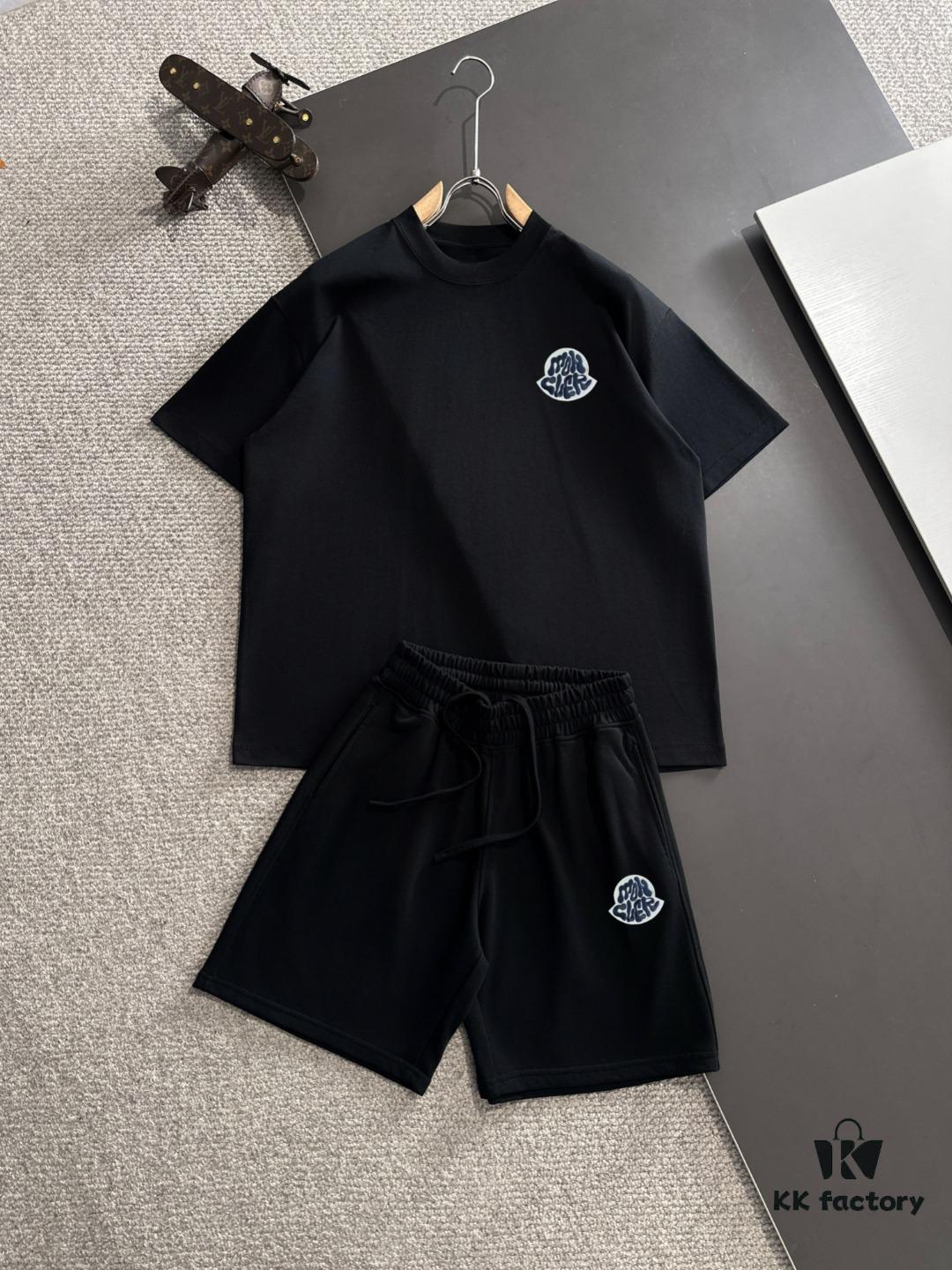 6931a23fccd8ab3d7af9650a Moncler High-End Custom 2025 Spring/Summer New Casual Washed Set with Elastic Band, Wax-Dyed Textured Breathable Fabric