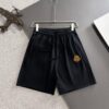 6931a240ccd8ab3d7af96528 High-End Moncler 2025 Spring/Summer New Elastic Waist Casual Solid Color Loose Shorts