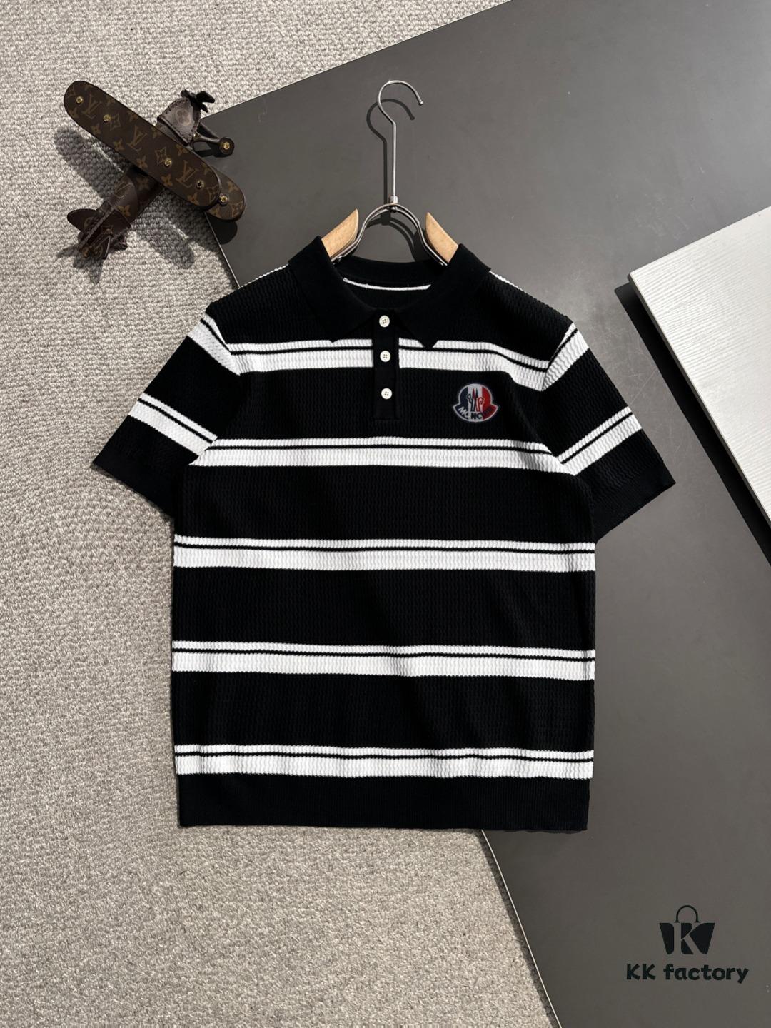 6931a241ccd8ab3d7af9653c High-Quality Moncler 2025 Spring and Summer New Men's Turn-down Short-Sleeve T-Shirt
