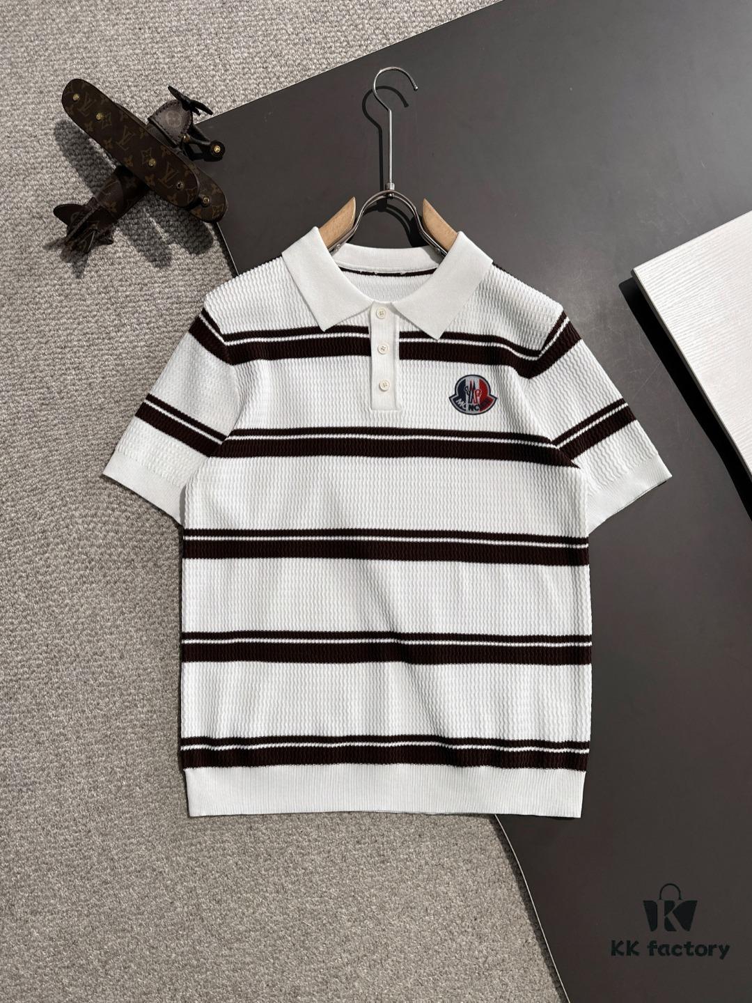 6931a242ccd8ab3d7af96545 High-Quality Moncler 2025 Spring and Summer New Men's Turn-down Collar Short-Sleeve T-Shirt