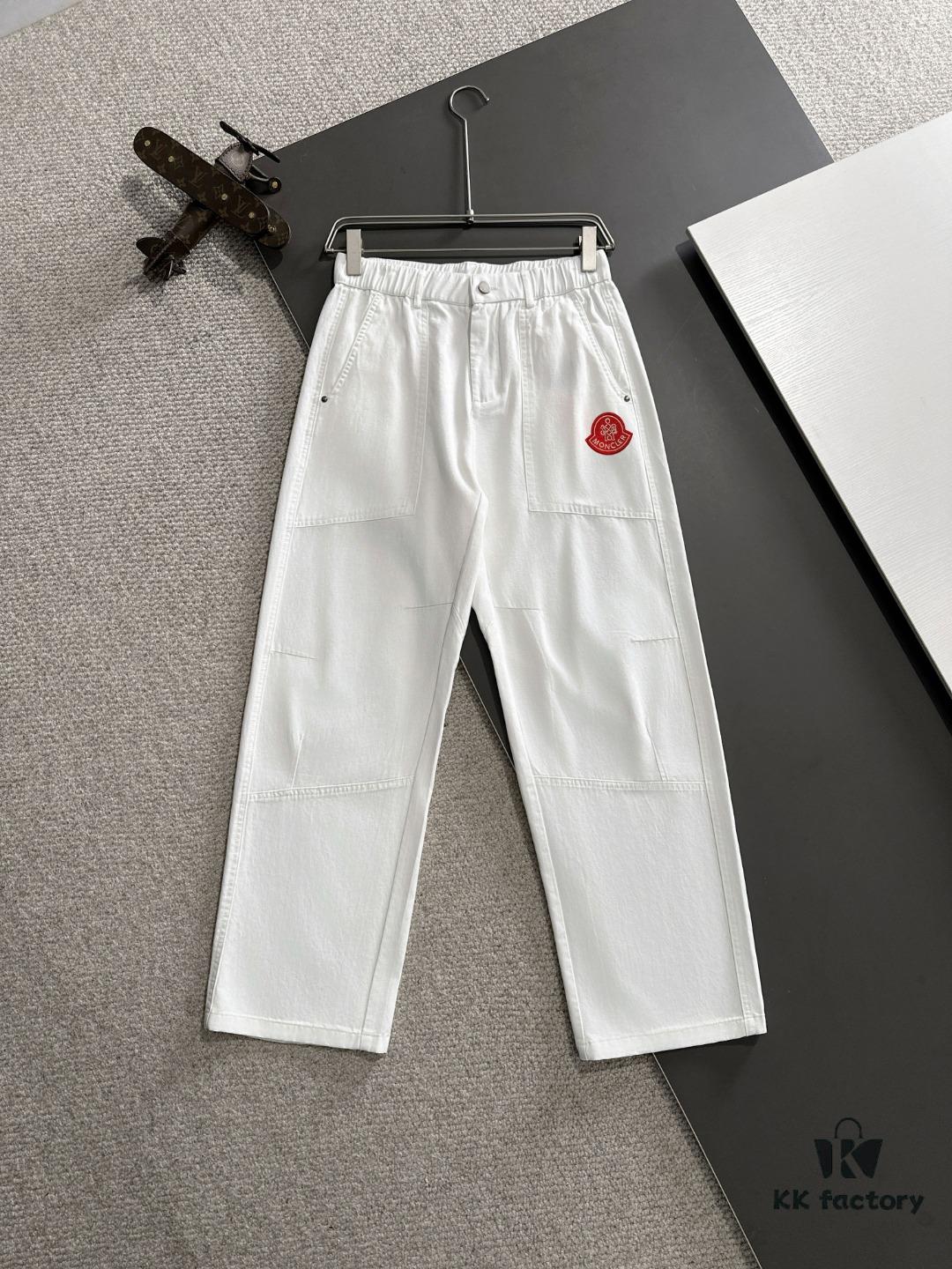 6931a242ccd8ab3d7af9654e Moncler 2025 Spring and Summer New Arrival Elastic Waist Casual Pants, Lightweight Custom Counter Fabric, Highly Breathable and Comfortable, Exquisite Details, Brand-Driven Design Concept Reflecting High Quality, Smooth and Soft Touch
