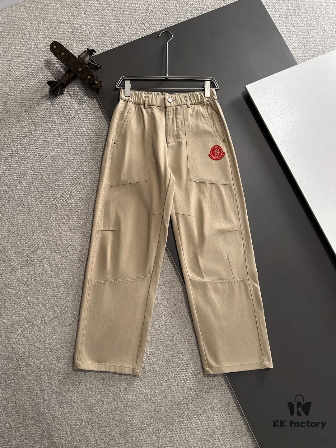 6931a243ccd8ab3d7af96560 Moncler 2025 Spring/Summer New Elastic Waist Casual Pants, Thin Style Cabinet Custom Fabric, Highly Breathable and Comfortable, Exquisite Details, Brand Design Concept Reflecting High Quality, Soft and Delicate Touch