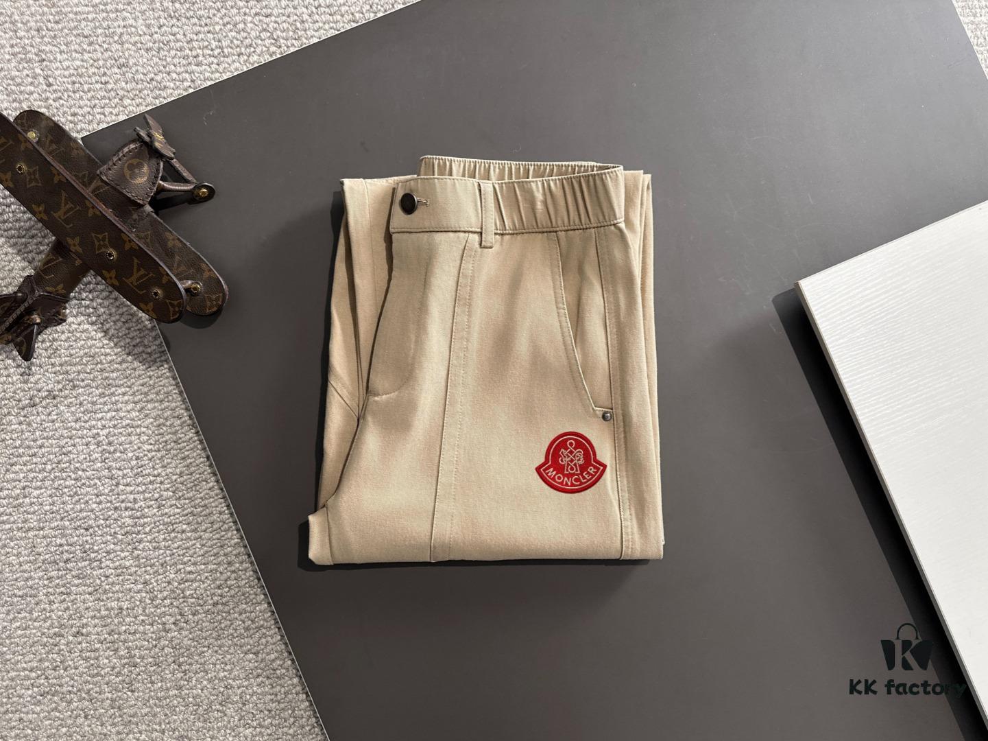 6931a243ccd8ab3d7af96567 Moncler 2025 Spring/Summer New Elastic Waist Casual Pants, Thin Style Cabinet Custom Fabric, Highly Breathable and Comfortable, Exquisite Details, Brand Design Concept Reflecting High Quality, Soft and Delicate Touch
