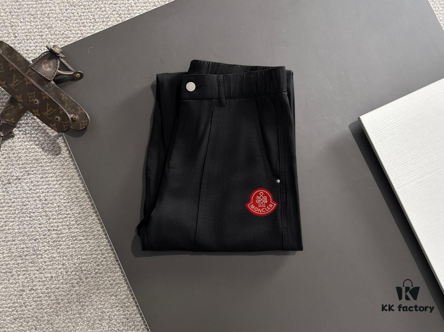 6931a244ccd8ab3d7af96570 Moncler 2025 Spring/Summer New Elastic Waist Casual Pants, Lightweight Custom Fabric from Cabinet, Highly Breathable and Comfortable, Exquisite Details, Brand Design Concept Reflecting High Quality, Soft and Delicate Touch