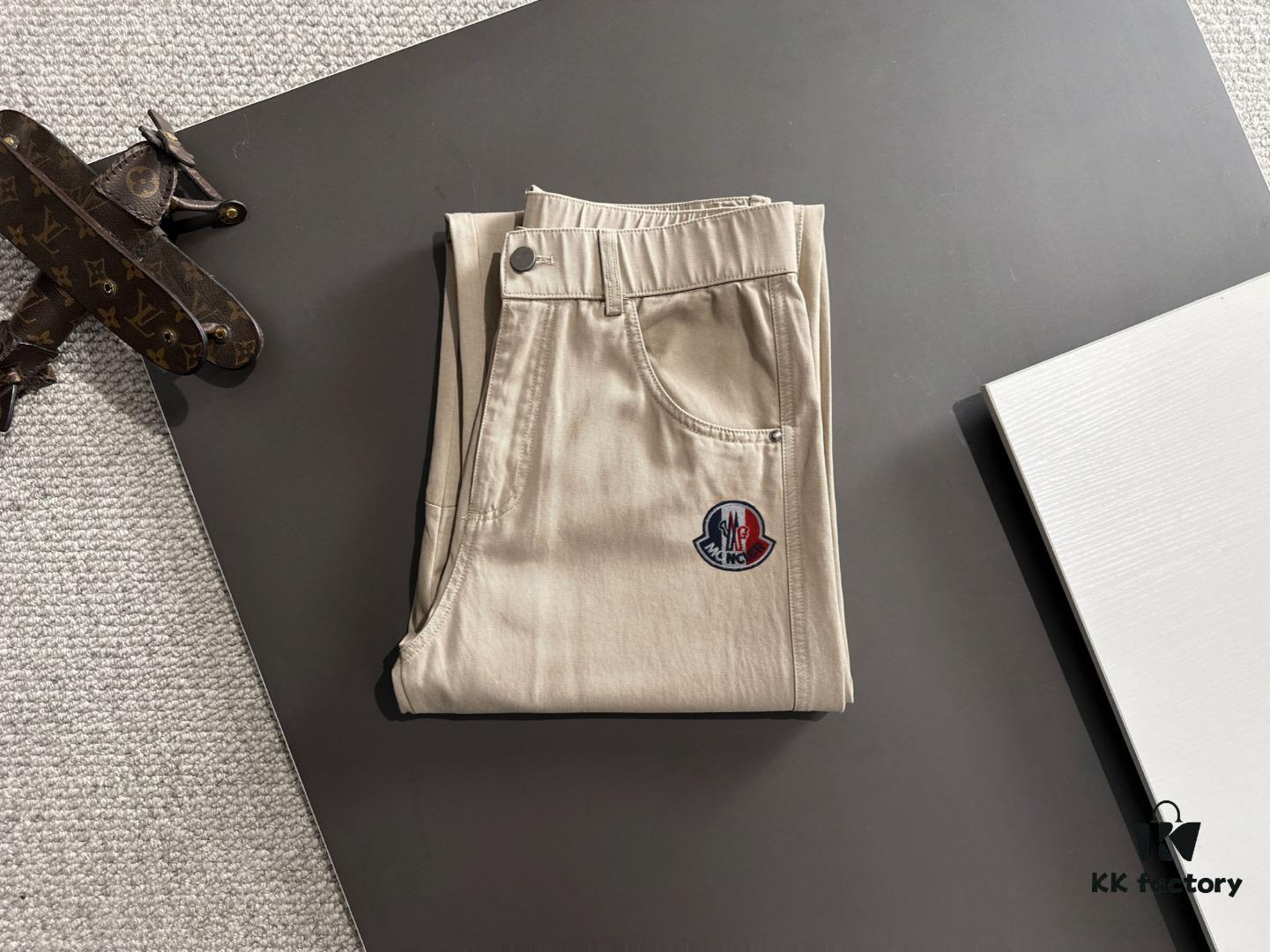 6931a245ccd8ab3d7af96582 Moncler 2025 Spring and Summer New Arrival Elastic Waist Casual Pants, Lightweight Exclusive Cabinet Custom Fabric, Highly Breathable and Comfortable, Exquisite Details, Brand-Oriented Design Concept Reflecting High Quality, Soft and Smooth Texture, Showcasing a Stylish Relaxed Cut with Excellent Fit