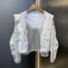 6931a246ccd8ab3d7af9659c Moncle 2024 Spring/Summer New Arrival Original Order High-End Quality! Premium Windproof Fabric with Structured Texture, Adorable Youthful Sporty Style, Classic Tailcoat Design with Loose Fit, Extremely Comfortable and Breathable – Must-Have Item for Elegant Ladies