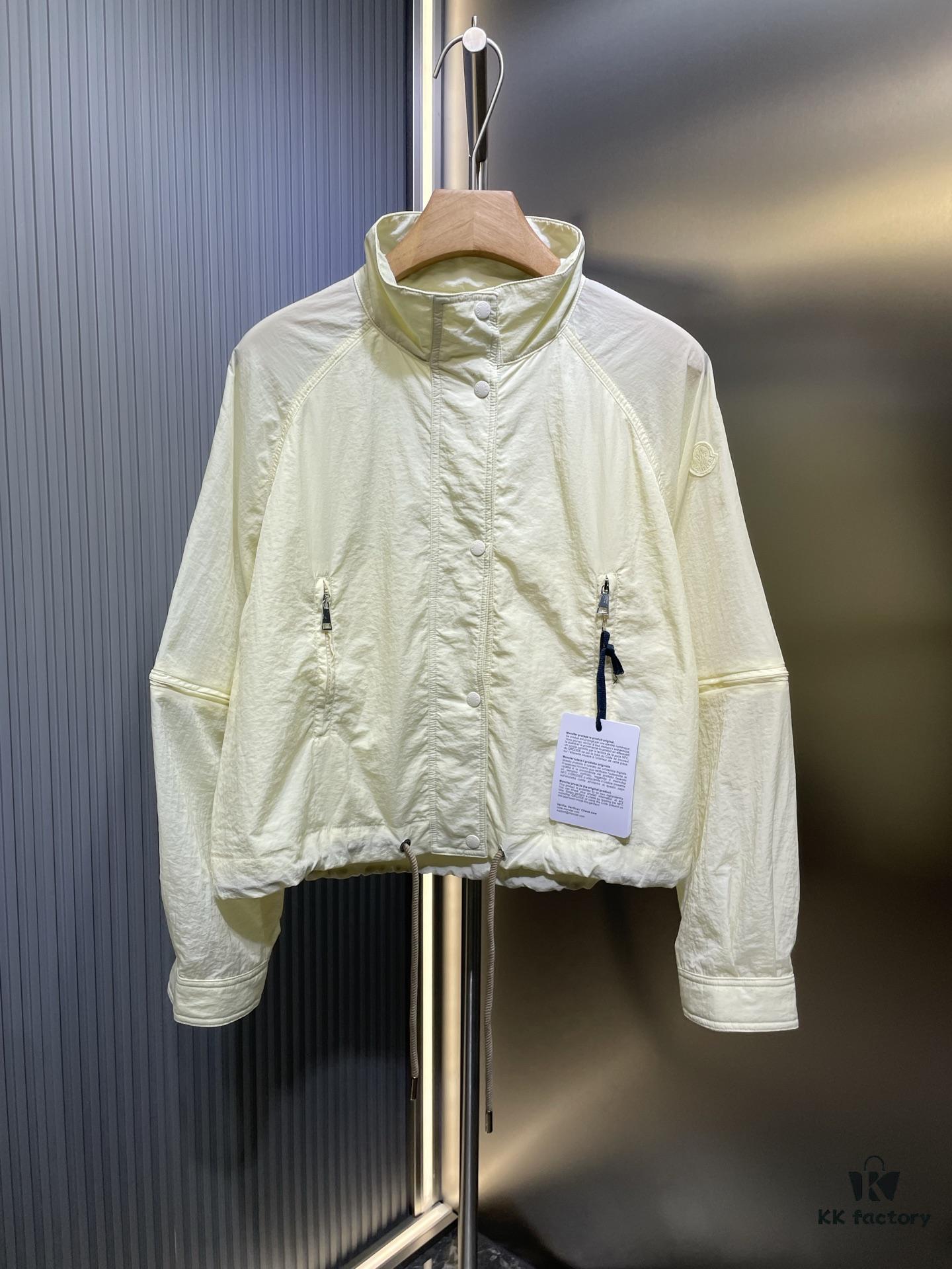 6931a249ccd8ab3d7af965de MO*CLER 2024 Spring/Summer New Arrival Detachable Sleeve Sun Protection Windbreaker! Imported Memory Silk Fabric, Lightweight and Breathable!