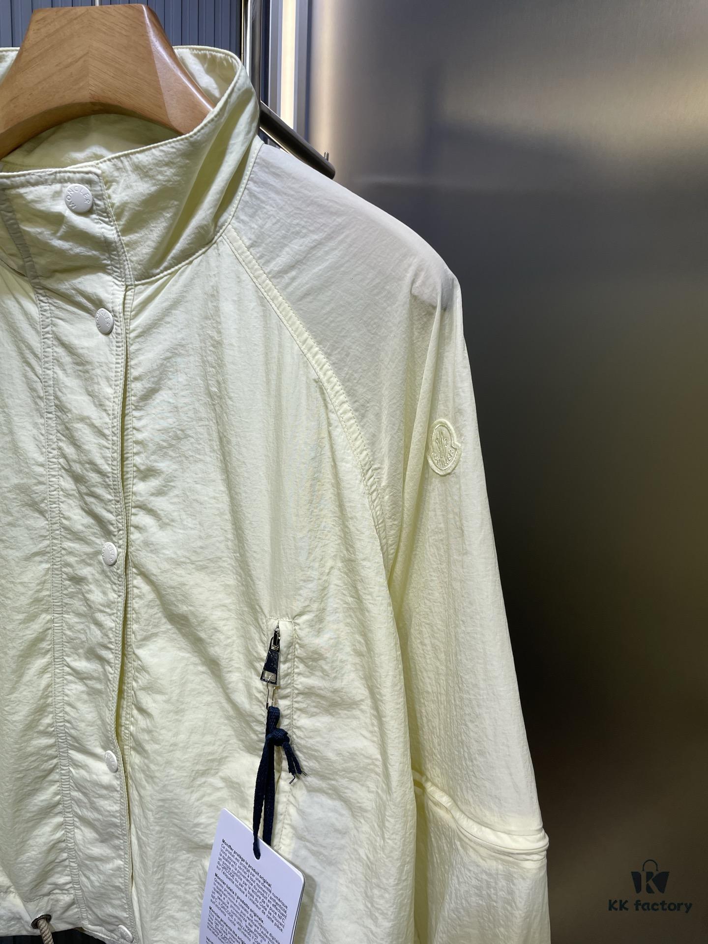 6931a24accd8ab3d7af965e0 MO*CLER 2024 Spring/Summer New Arrival Detachable Sleeve Sun Protection Windbreaker! Imported Memory Silk Fabric, Lightweight and Breathable!