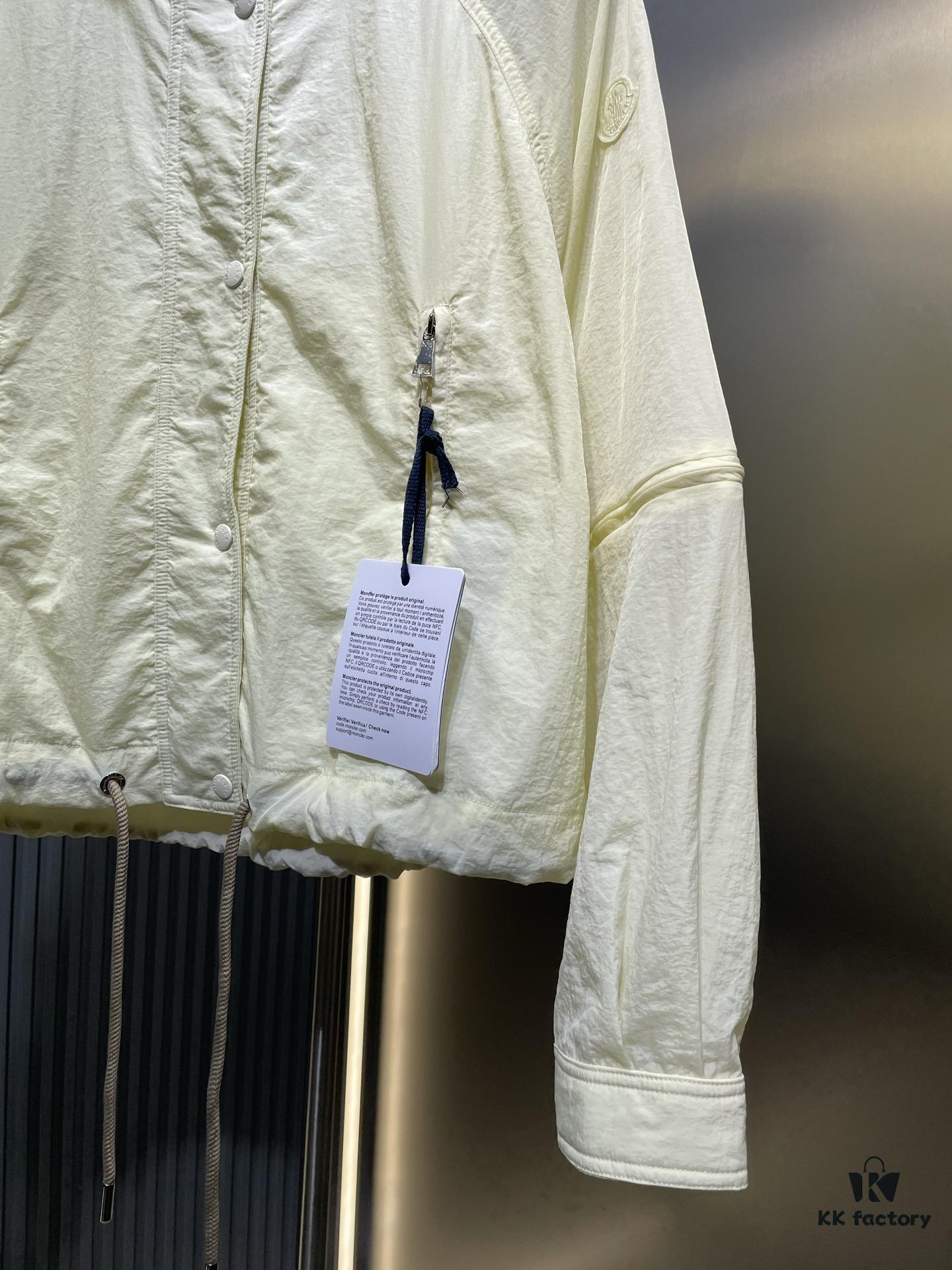 6931a24accd8ab3d7af965e1 MO*CLER 2024 Spring/Summer New Arrival Detachable Sleeve Sun Protection Windbreaker! Imported Memory Silk Fabric, Lightweight and Breathable!