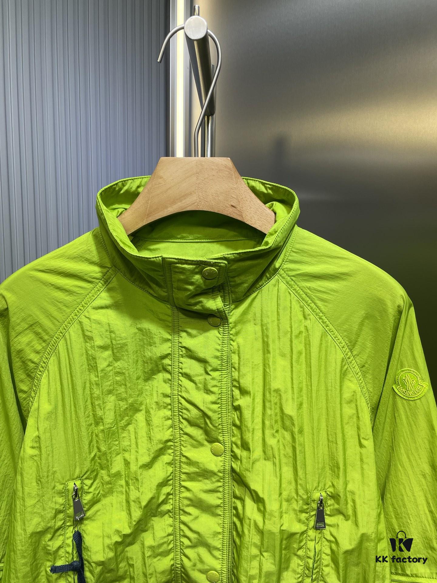 MO*CLER 2024 Spring/Summer New Arrival Detachable Sleeve Sun-Protective Windbreaker! Imported Memory Silk Fabric, Lightweight and Breathable!