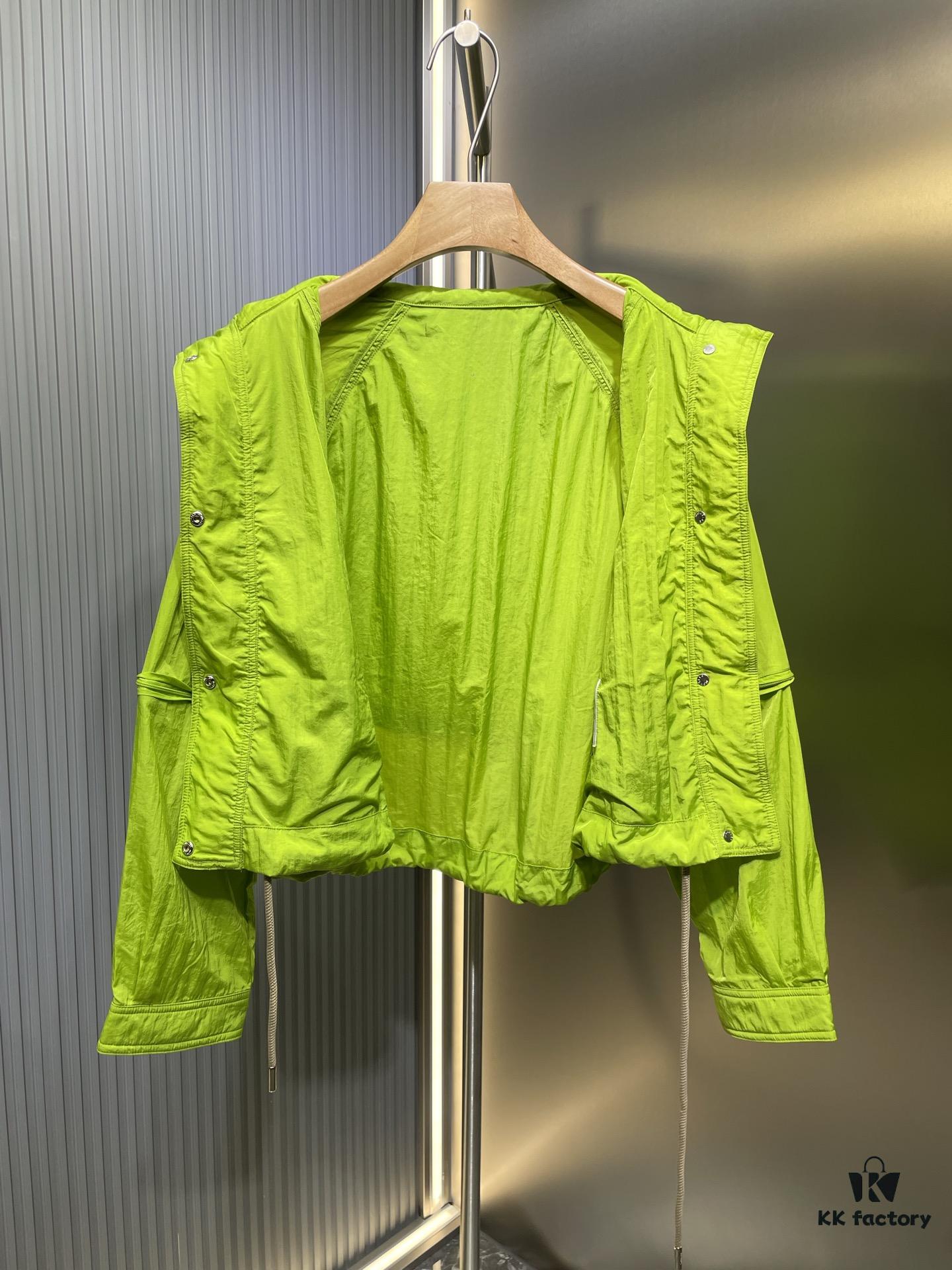 MO*CLER 2024 Spring/Summer New Arrival Detachable Sleeve Sun-Protective Windbreaker! Imported Memory Silk Fabric, Lightweight and Breathable!