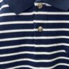 6931a24dccd8ab3d7af96621 Moncler 25SS New Navy Blue Striped T-Shirt Polo Shirt with Brand Embroidery on Chest, High Version!