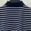 6931a24dccd8ab3d7af96623 Moncler 25SS New Navy Blue Striped T-Shirt Polo Shirt with Brand Embroidery on Chest, High Version!
