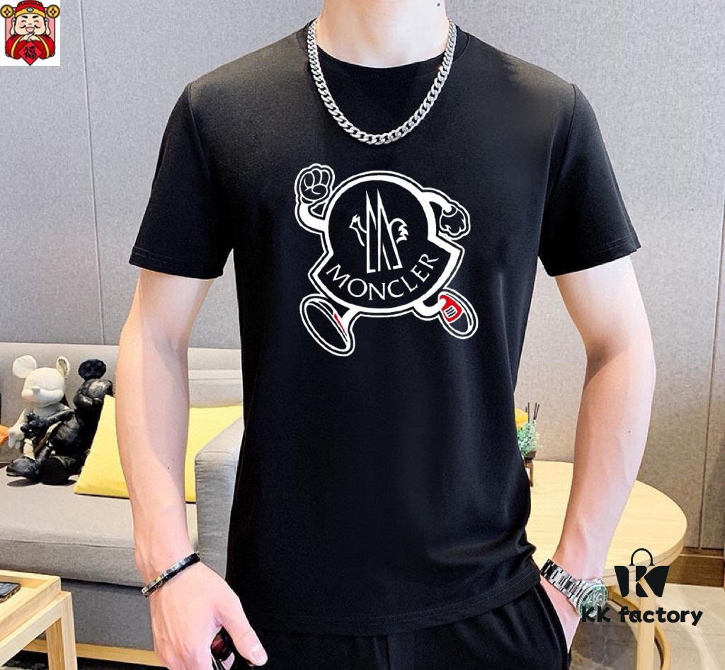 6931a24eccd8ab3d7af96634 MONCLER Men's High-Quality Double-Mercerized Cotton Summer Suit Set, Imported Premium Fabric, Fashionable and Versatile Design