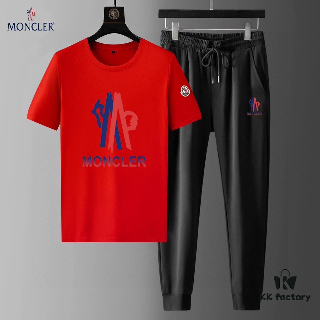 6931a250ccd8ab3d7af96656 MONCLER 2025 Official Website Same Style Summer Men's Double Mercerized High-Quality Suit, Imported Premium Fabric, Trendy and Versatile Fashion Statement