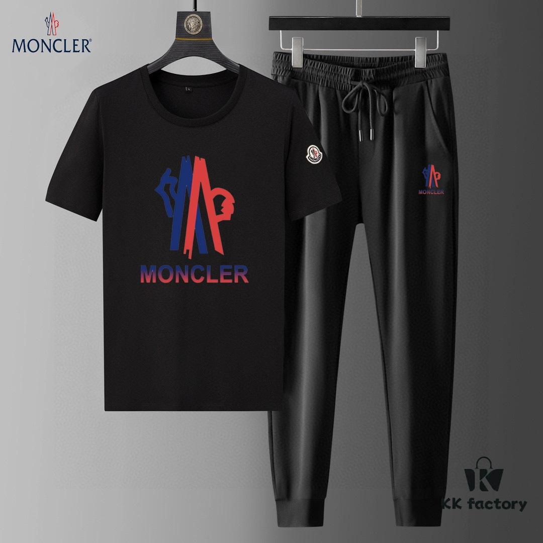 6931a250ccd8ab3d7af96657 MONCLER 2025 Official Website Same Style Summer Men's Double Mercerized High-Quality Suit, Imported Premium Fabric, Trendy and Versatile Fashion Statement