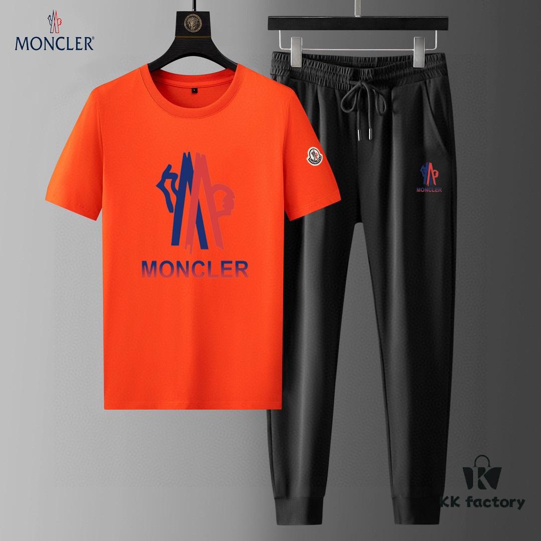 6931a250ccd8ab3d7af96658 MONCLER 2025 Official Website Same Style Summer Men's Double Mercerized High-Quality Suit, Imported Premium Fabric, Trendy and Versatile Fashion Statement