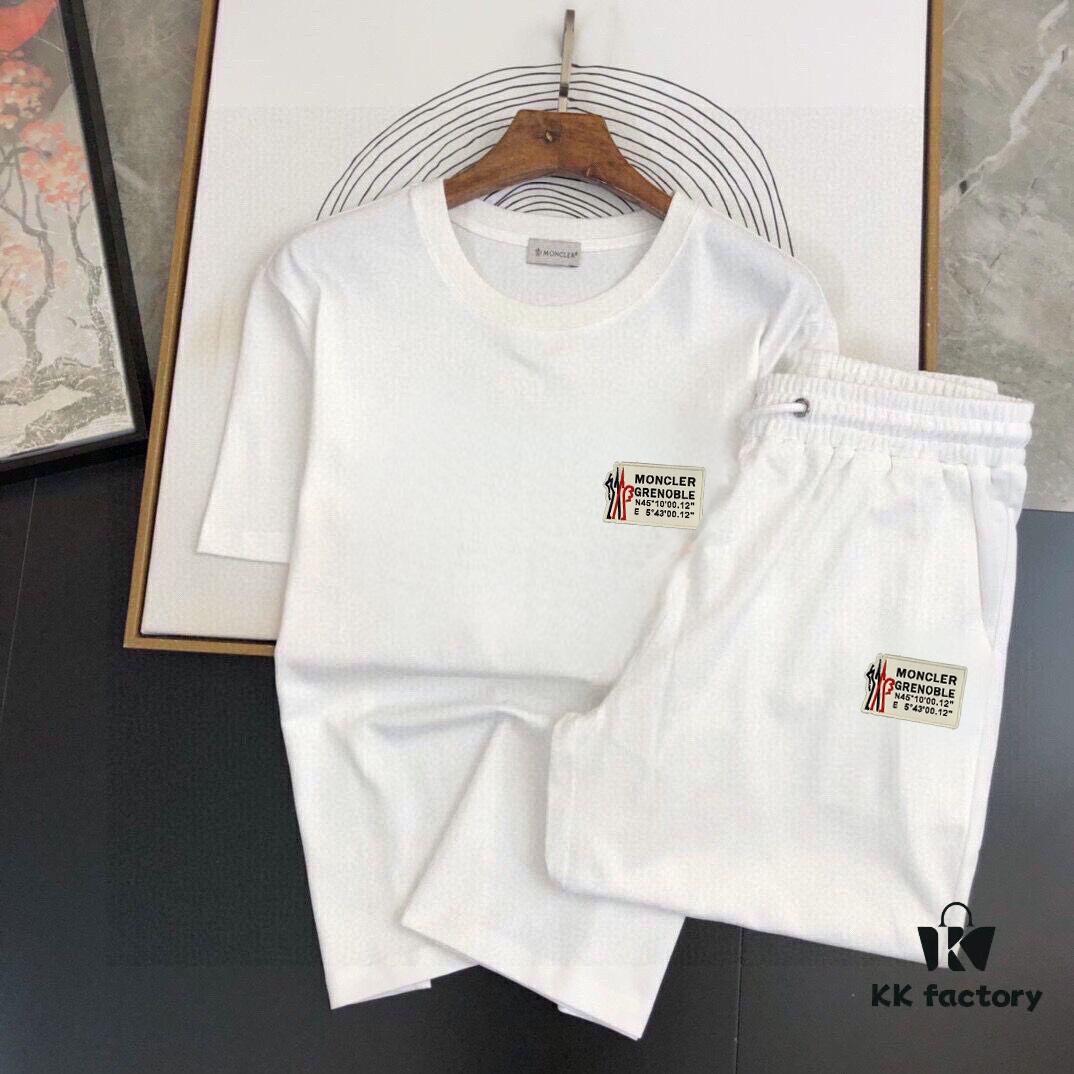 6931a250ccd8ab3d7af9665d MONCLER Men's 2025 New Short Sleeve T-Shirt and Shorts Set, High-End Version with Soft and Smooth Fabric, Comfortable Wear, Three-Dimensional Tailoring, Size M-5XL (Please Provide Height and Weight When Ordering)