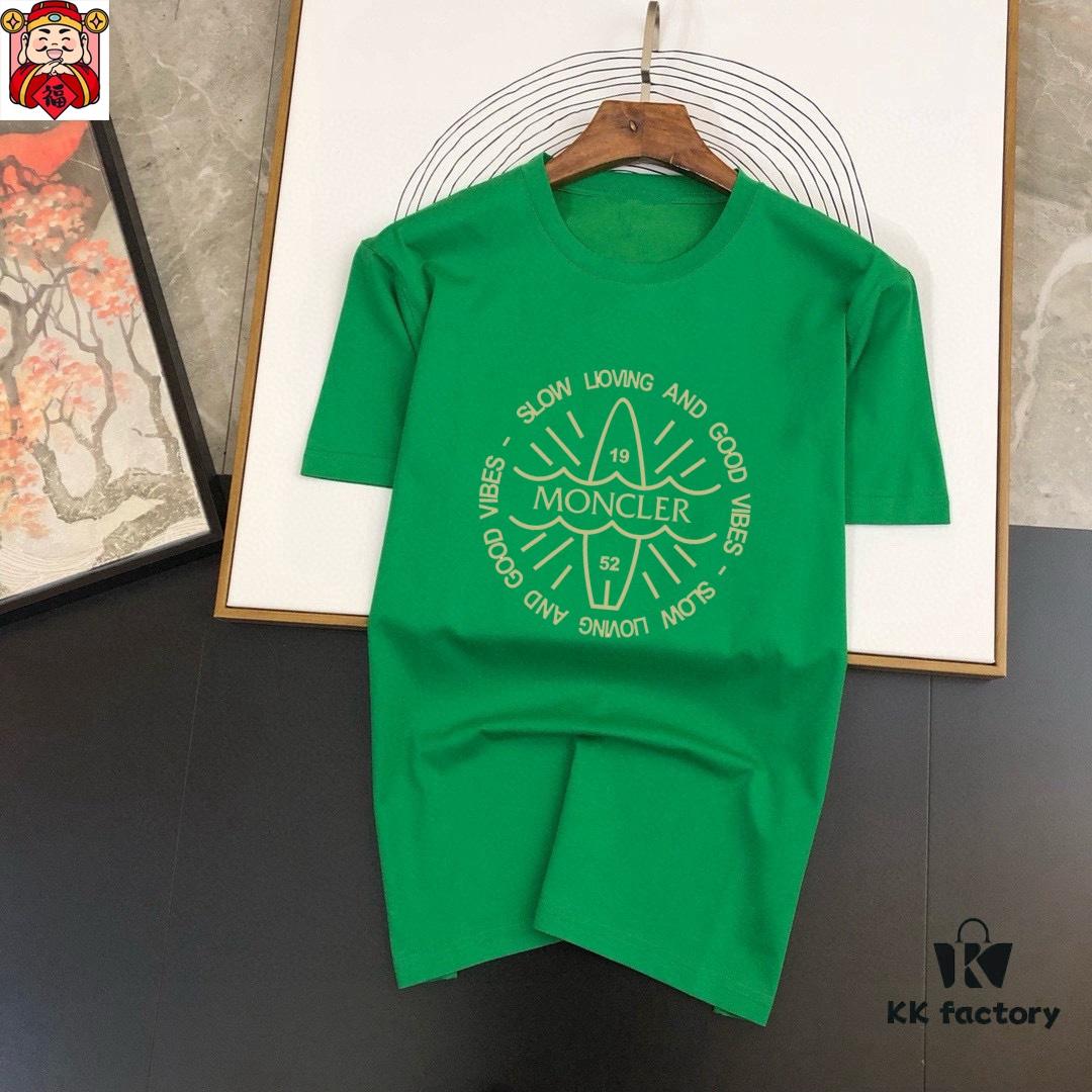6931a251ccd8ab3d7af9666b MONCLER Men's Casual Short-Sleeve T-Shirt, 2025 Spring/Summer New Arrival, Premium Logo Design, Imported Silk-Cotton Fabric, Stylish and Versatile