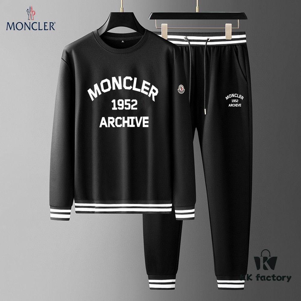 MONCLER Hoodie Set 2025 New Arrival Premium Cotton Sweatshirt Two-Piece Set