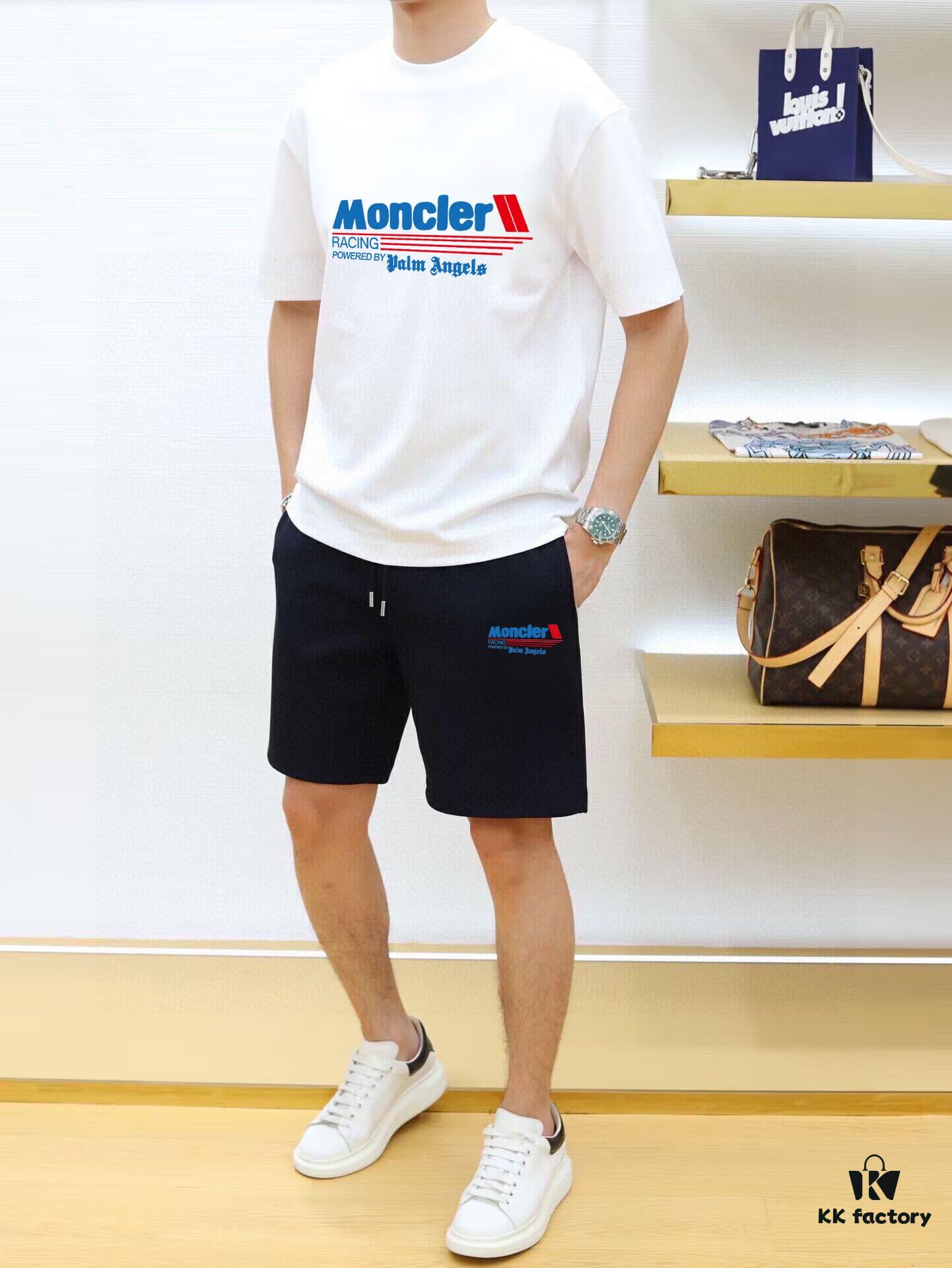 6931a252ccd8ab3d7af9668b MONCLER Men's 2025 New Short Sleeve T-Shirt and Shorts Set, High-End Version, Soft and Comfortable Fabric, Three-Dimensional Tailoring for a Perfect Fit