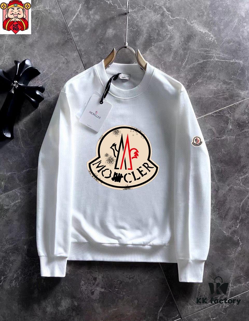 6931a254ccd8ab3d7af966b7 MONCLER 2025 Spring New Arrival Long Sleeve Crew Neck Sweatshirt for Men (Perfect for All Body Types)