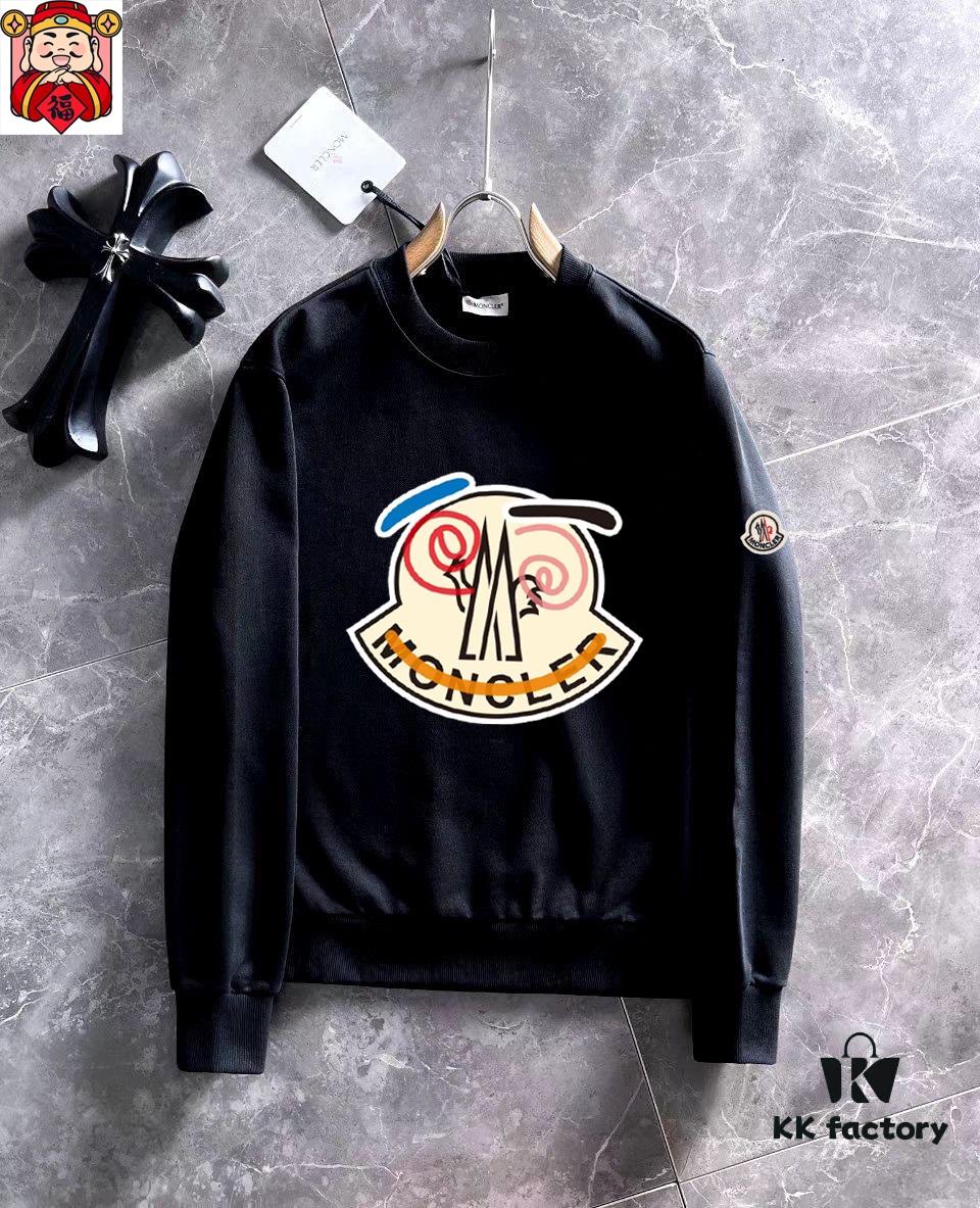 6931a255ccd8ab3d7af966c0 MONCLER 2025 Spring New Arrival Long Sleeve Crew Neck Sweatshirt (Perfect for All Body Types)