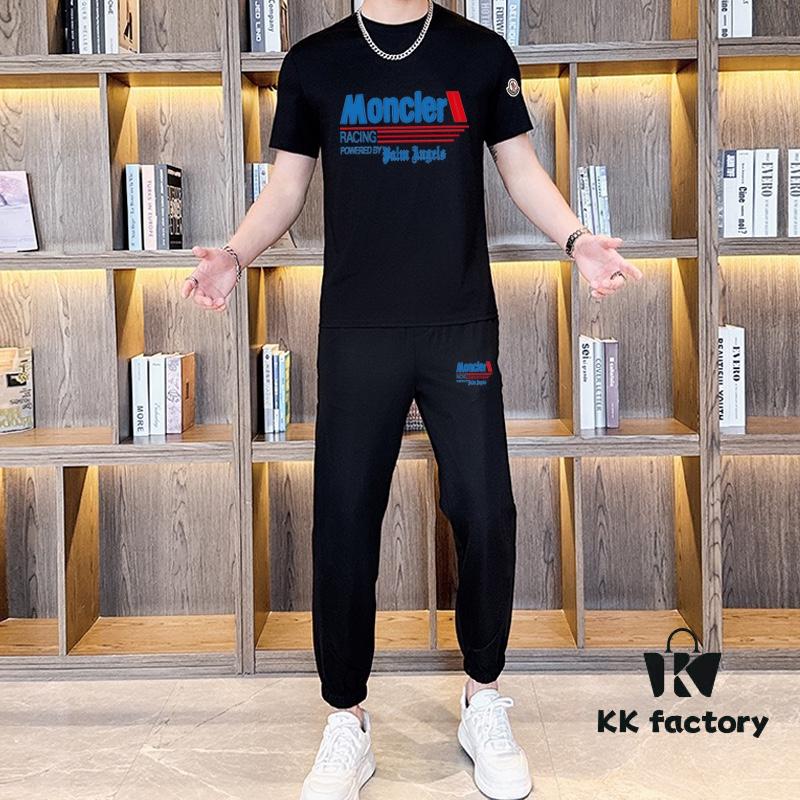6931a256ccd8ab3d7af966d2 MONCLER 2025 Official Website Same Style Summer Men's Double Mercerized High-Quality Set Using Imported Original Fabric, Trendy Fashion Style, Versatile Bestseller