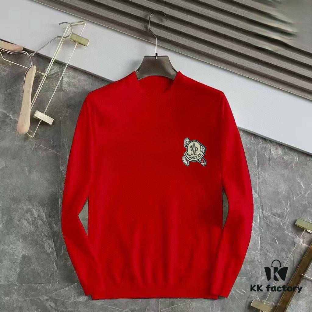 6931a257ccd8ab3d7af966e4 MONCLER Autumn-Winter Classic Crew Neck Wool Pullover, 2025 Latest Design, Premium Wool Blend, Slim Fit, Timeless Style