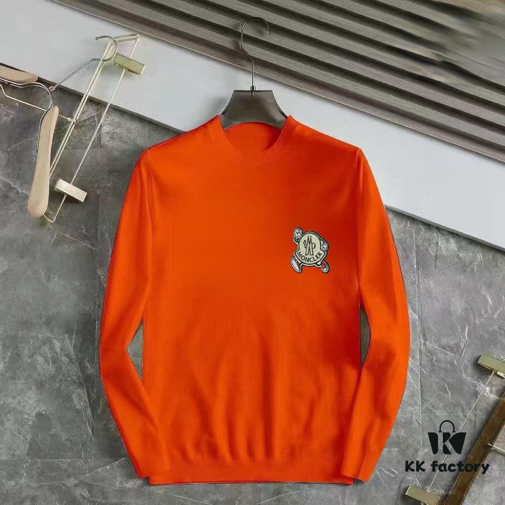 6931a257ccd8ab3d7af966e8 MONCLER Autumn-Winter Classic Crew Neck Wool Pullover, 2025 Latest Design, Premium Wool Blend, Slim Fit, Timeless Style