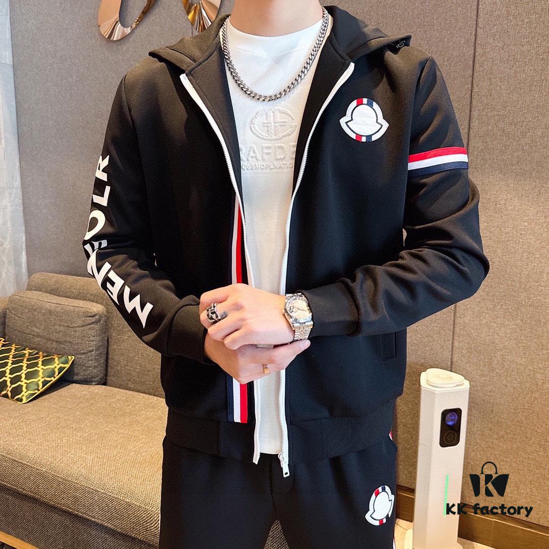 6931a259ccd8ab3d7af96714 MONCLER Official Version 2025 New Arrival Cardigan Sweatshirt Set, Premium Tencel Roman Cotton, Natural Comfort and Elegant Design
